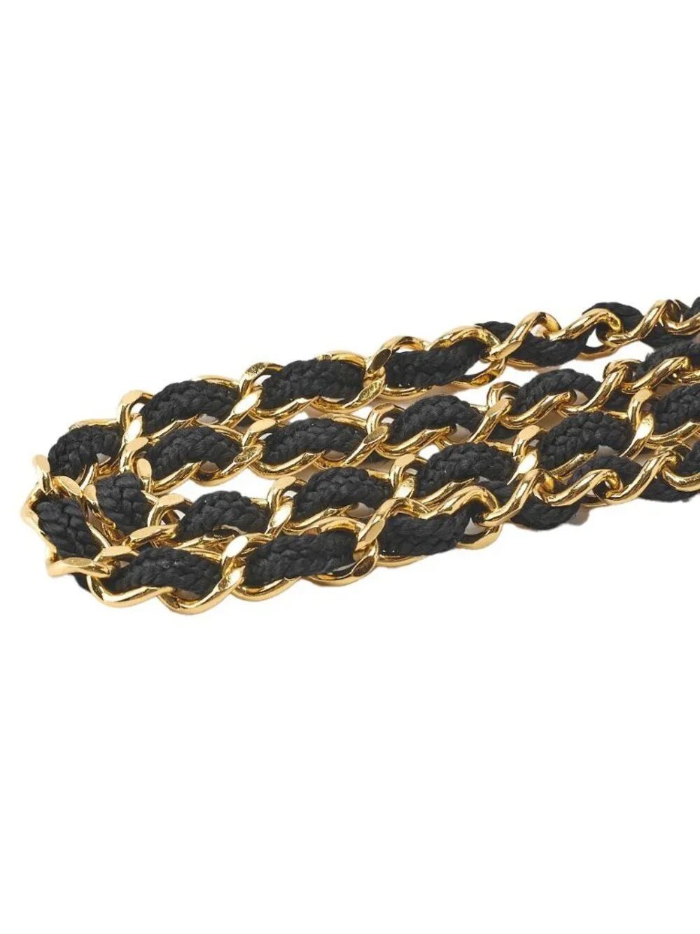 Chanel Quilted Paris Limited Chain Shoulder Satin Black with Gold and Silver - Picture 6 of 10